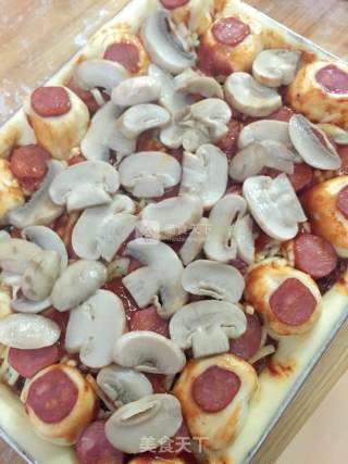 Grilled Sausage Cheese Pizza recipe