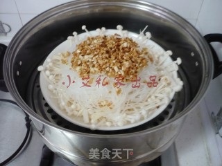 Garlic Vermicelli Enoki Mushroom recipe
