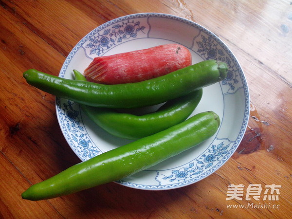 Shredded Pork with Green Pepper and Carrot recipe