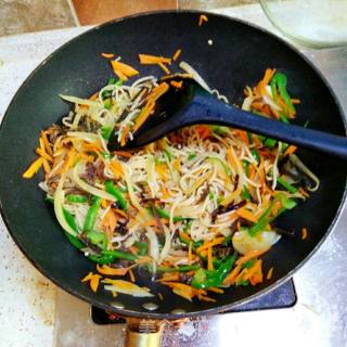 Home-cooked Fried Noodles recipe