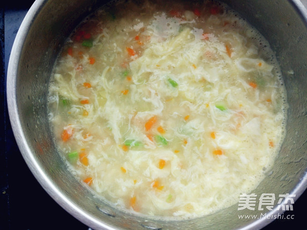 Zucchini and Egg Lump Soup recipe