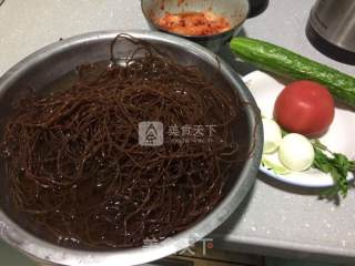Korean Cold Noodles (beef Soup + Sprite Edition) recipe