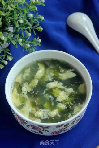 #蛋# Shrimp Seaweed Egg Soup recipe