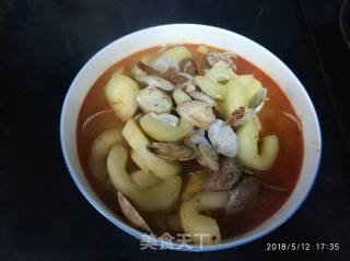 Old Cucumber, Clam and Ham Soup recipe