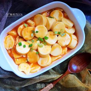Japanese Tofu with Tomato Sauce recipe