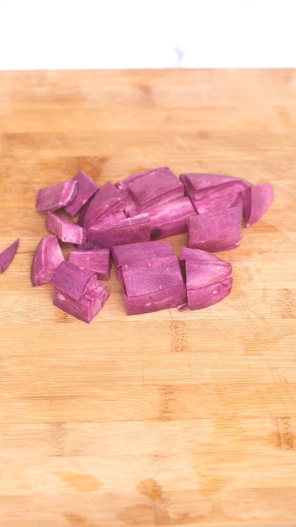 Purple Sweet Potato Germ Rice Paste recipe