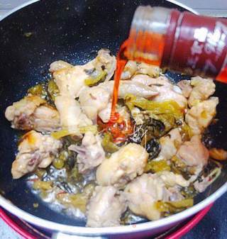 Fried Chicken with Sauerkraut recipe
