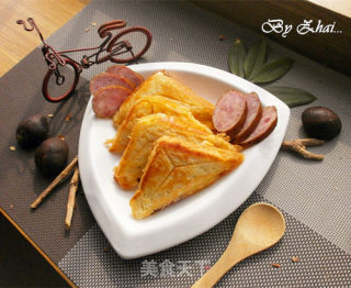 Sandwich Sausage Toast recipe