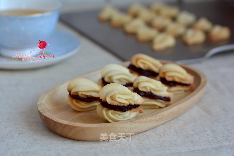 #柏翠大赛# Shell Jam Sandwich Cookies recipe