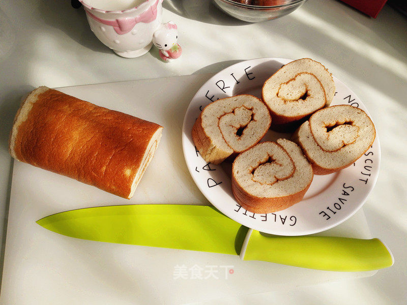 #炉美食#banana Cake Roll recipe