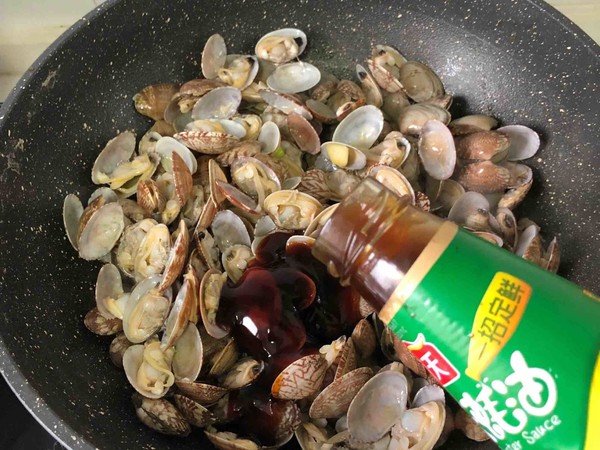 Clam in Oyster Sauce recipe