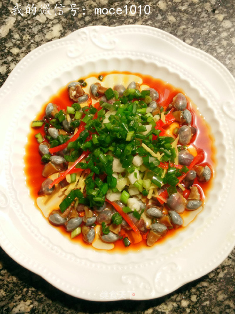 Xiaoce Seafood Recipe of The Day: Scallion Snails recipe