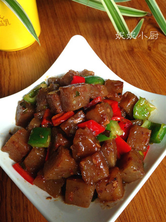 Stir-fried Stew with Green Peppers recipe