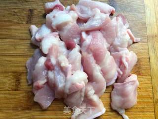 Stir-fried Mustard with Pork Belly recipe