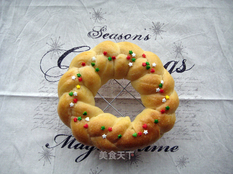 Christmas Wreath Bread recipe