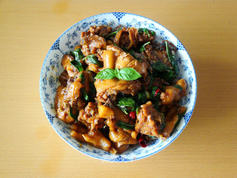 Taiwan Three Cup Chicken recipe