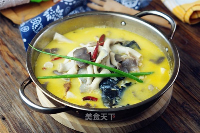Spicy Mushroom Black Fish Soup recipe