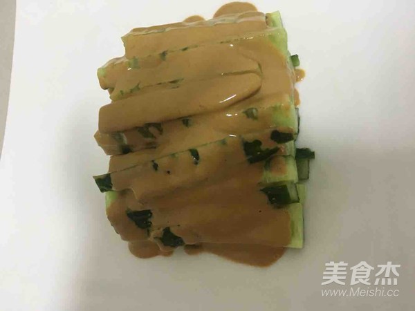 Cucumber with Sesame Sauce recipe