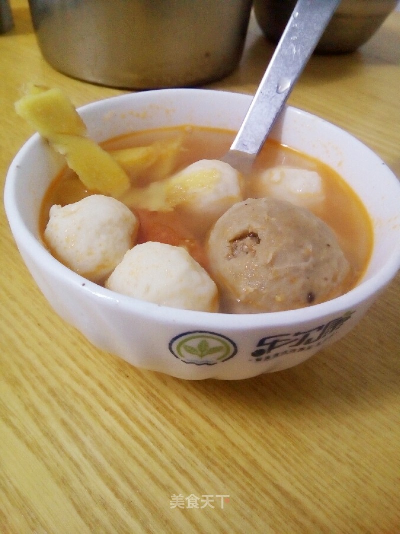A Bowl of Winter Meatball Soup~~~tomato Meatball Soup recipe