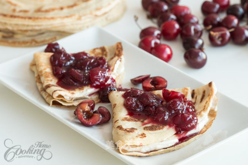 Cherry Crepes recipe