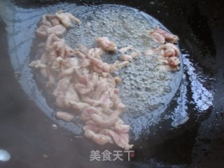 Fried Shredded Pork with Snow Peas recipe