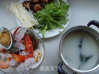 [shishangqiangtai Hot Pot Zone]: Delicious Taste Lingers---seafood Hot Pot recipe