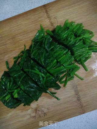 Stir-fried Spinach with Pleurotus Eryngii recipe
