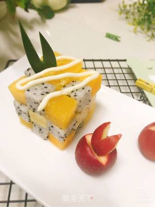 Rubik's Cube Fruit Platter recipe