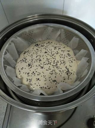 Soba Noodle Black Sesame Hair Cake recipe