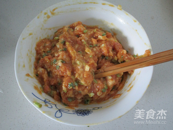 Lotus Root Meatballs in Tomato Sauce recipe