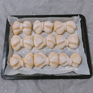 Soft Cute and Girly Heart 🎀 Bow Bread recipe