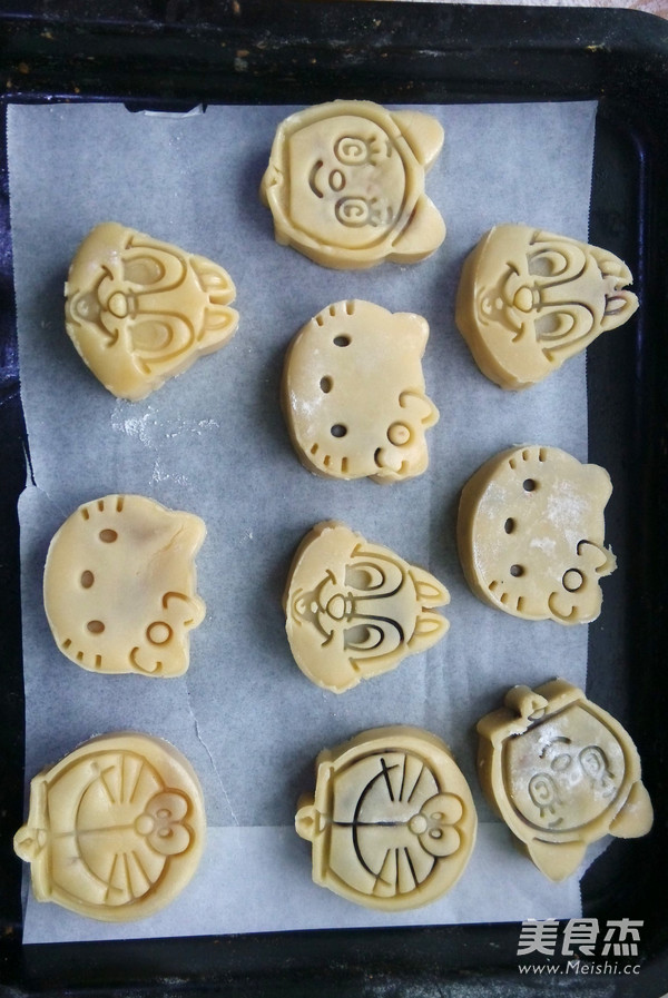 Cartoon Bean Paste Mooncake recipe