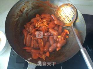 Spicy Stir-fried Rice Cake with Tuna Rice Ball recipe