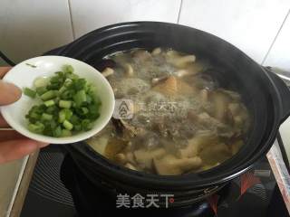 Chicken Soup with Yam and Mushroom recipe