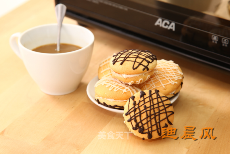 #aca烤明星大赛#chocolate Cream Sandwich Cake recipe