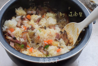 Bacon and Potato Braised Rice recipe