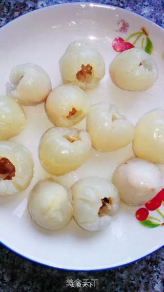 Sweet and Sour Lychee Shrimp Balls recipe