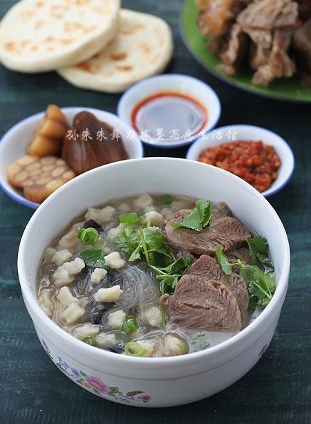 Pita Bread in Mutton Soup recipe