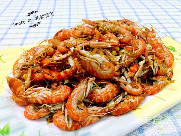 Stir-fried Shrimp with Garlic Chili Sauce recipe