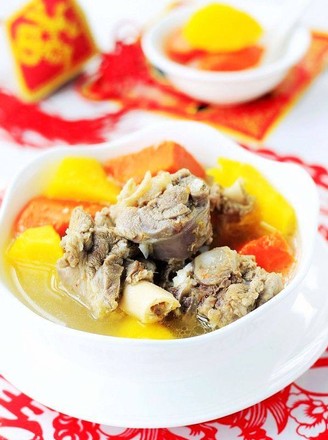 Stewed Lamb Leg with Carrots