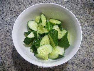 Cucumber Mixed with Mussels recipe