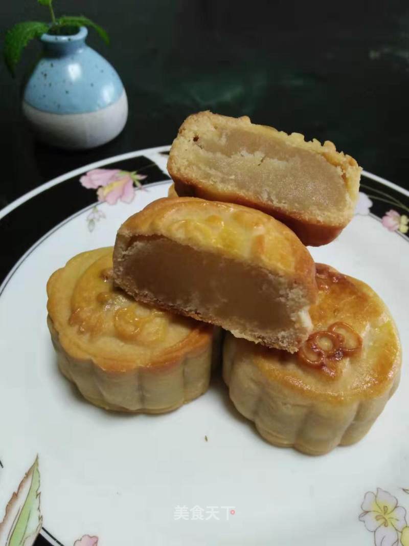 Mung Bean Paste Mooncake recipe