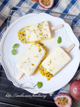 Passion Fruit Yogurt Popsicles recipe