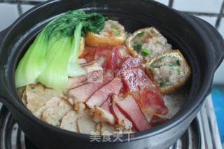 Heart-warming Memory-cured Meat Claypot Rice recipe