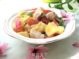 Trial Report of Chobe Series Products (3)---simple Fruit and Vegetable Salad and Sandwich recipe