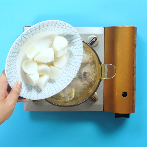 Yam Pork Ribs Soup recipe