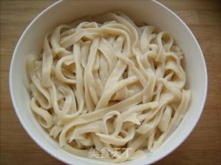 Hand-rolled Noodles with Shrimp and Fish Balls recipe