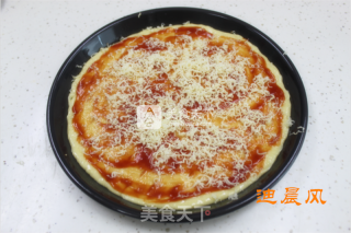 Instant Noodle Sausage Pizza recipe