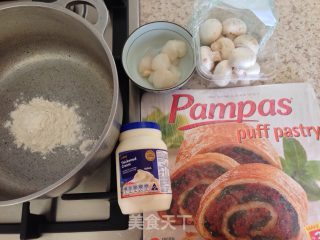 Puff Pastry Seafood Soup recipe