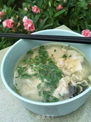 A Bowl of Wontons recipe
